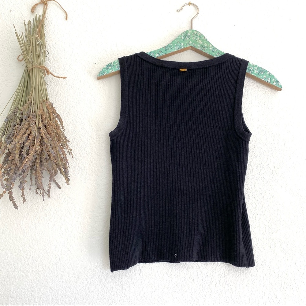 Vintage St John Ribbed Knit Tank - Picture 5 of 9